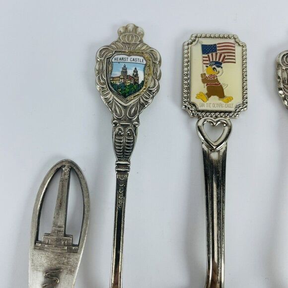 West Coast States LOT Collectible Spoons Landmarks Alaska Hawaii California ETC - Picture 6 of 12